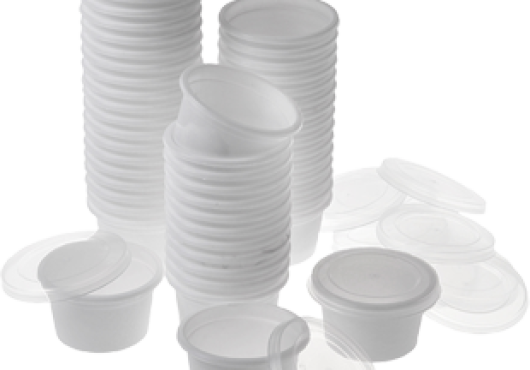 Sambalbakjes+deksel 30cc 1000st