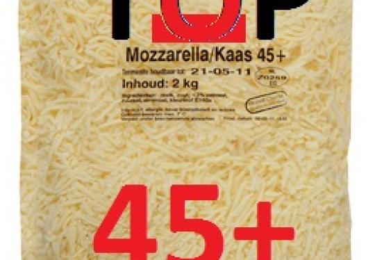 Pizzakaas Mozzarella/kaas 45+ 2 kg