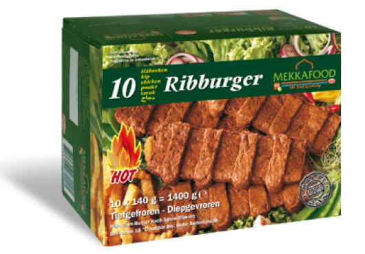 Mekkafood Ribburger (Mexicano ) 10x140gr