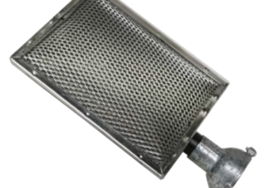 Brander met keramische steen