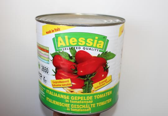 Gepelde tomaten Alessia 3 kg