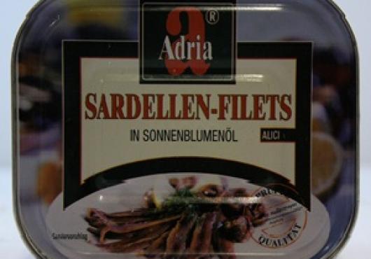 Anjovisfilet Adria 630 ml